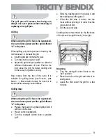 Preview for 9 page of Tricity Bendix SG211X Instruction Book