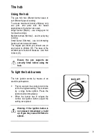 Предварительный просмотр 9 страницы Tricity Bendix SG550/1 User Manual