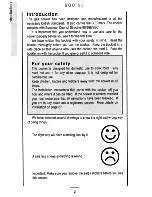 Предварительный просмотр 2 страницы Tricity Bendix SGD 55 Operating Instructions Manual