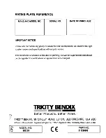 Предварительный просмотр 48 страницы Tricity Bendix SGD 55 Operating Instructions Manual