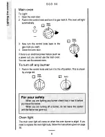 Preview for 6 page of Tricity Bendix SGD60 Operating Instructions Manual