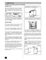 Предварительный просмотр 8 страницы Tricity Bendix SI 255 Operating And Installation Instructions