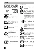 Preview for 6 page of Tricity Bendix SI 321/2 Operating And Installation Manual