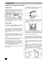 Preview for 8 page of Tricity Bendix SI 351 Operating And Installation Instructions