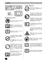 Preview for 6 page of Tricity Bendix SI 530 Operating And Installation Manual