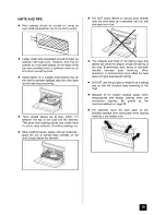 Preview for 19 page of Tricity Bendix SI 530 Operating And Installation Manual