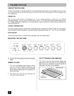 Preview for 20 page of Tricity Bendix SI 530 Operating And Installation Manual