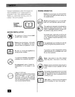 Preview for 6 page of Tricity Bendix SI340 Operating And Installation Instructions