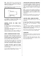 Preview for 9 page of Tricity Bendix SI505 Operating & Installation Instructions Manual