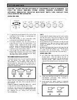 Preview for 14 page of Tricity Bendix SI505 Operating & Installation Instructions Manual