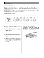 Preview for 18 page of Tricity Bendix SI505 Operating & Installation Instructions Manual