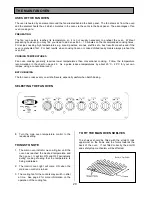 Preview for 20 page of Tricity Bendix SI505 Operating & Installation Instructions Manual