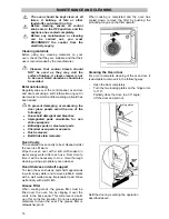 Предварительный просмотр 16 страницы Tricity Bendix SIE 233 Operating & Installation Instruction