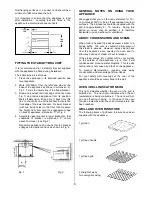 Preview for 9 page of Tricity Bendix SIE 250 Operating And Installation Instructions