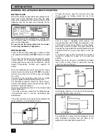 Preview for 8 page of Tricity Bendix SIE 459 Operating And Installation Instruction