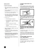 Preview for 26 page of Tricity Bendix SIE 505 SSE/BZ Operating And Installation Instructions