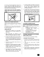 Preview for 27 page of Tricity Bendix SIE 505 SSE/BZ Operating And Installation Instructions