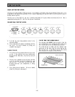 Preview for 18 page of Tricity Bendix SIE 533 Operating & Installation Instructions Manual