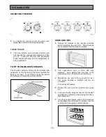 Preview for 18 page of Tricity Bendix SIE056 Operating & Installation Instructions Manual