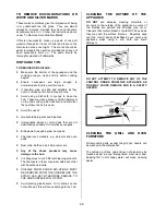 Preview for 24 page of Tricity Bendix SIE326 Operating & Installation Instructions Manual