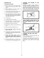 Preview for 26 page of Tricity Bendix SIE340 Operating & Installation Instructions Manual