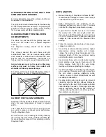 Preview for 23 page of Tricity Bendix SIE401 Operating And Installation Instructions