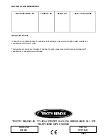 Preview for 32 page of Tricity Bendix SIE401 Operating And Installation Instructions