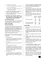 Preview for 15 page of Tricity Bendix SIE531 Operating And Installation Instructions