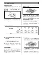 Предварительный просмотр 18 страницы Tricity Bendix SPLASHBACK SB416 Operating & Installation Instructions Manual