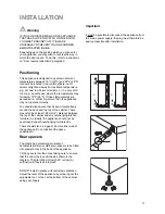 Preview for 17 page of Tricity Bendix TB 112 FF Operating And Installation Instructions