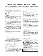 Предварительный просмотр 3 страницы Tricity Bendix TB 117 FF Operating & Installation Instructions Manual