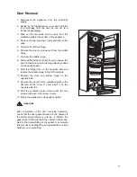 Предварительный просмотр 17 страницы Tricity Bendix TB 117 FF Operating & Installation Instructions Manual