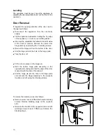 Предварительный просмотр 14 страницы Tricity Bendix TB 42 UF Operating & Installation Instructions Manual