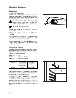 Preview for 6 page of Tricity Bendix TB 55 R Operating & Installation Instructions Manual