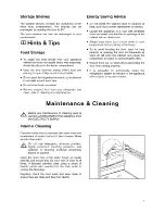 Preview for 7 page of Tricity Bendix TB 57 L Operating & Installation Instructions Manual