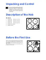 Preview for 5 page of Tricity Bendix TBC 650 BL Operating And Assembly Instructions Manual