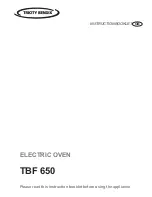 Предварительный просмотр 1 страницы Tricity Bendix TBF 650 Instruction Booklet