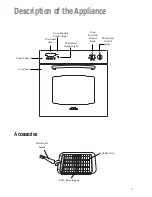 Предварительный просмотр 5 страницы Tricity Bendix TBS 605 Instruction Booklet