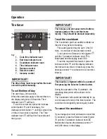 Предварительный просмотр 8 страницы Tricity Bendix TBU750 User Manual