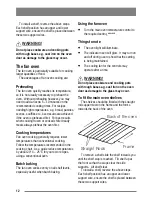 Предварительный просмотр 12 страницы Tricity Bendix TBU750 User Manual