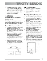 Предварительный просмотр 25 страницы Tricity Bendix TBU750 User Manual