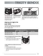 Preview for 13 page of Tricity Bendix TDF222 User Manual