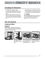 Preview for 15 page of Tricity Bendix TDF222 User Manual