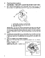 Preview for 4 page of Tricity Bendix TM 330 Operating And Installation Instructions