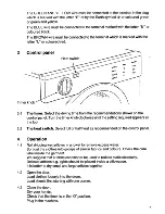 Preview for 5 page of Tricity Bendix TM 330 Operating And Installation Instructions