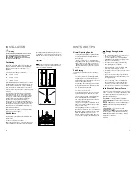 Preview for 7 page of Tricity Bendix TRD 23 SC Operating And Installation Instructions