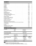 Preview for 2 page of Tricity Bendix WDR 1020 Operating And Installation Instructions