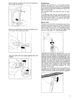 Preview for 5 page of Tricity Bendix WR 540 Operating And Installation Instructions