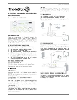 TrickleStar 180SS-UK-5XX Installation Manual preview