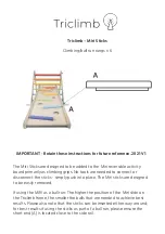 Предварительный просмотр 2 страницы Triclimb Miri Sticks Assembly Instructions, Maintenance And Safety Information